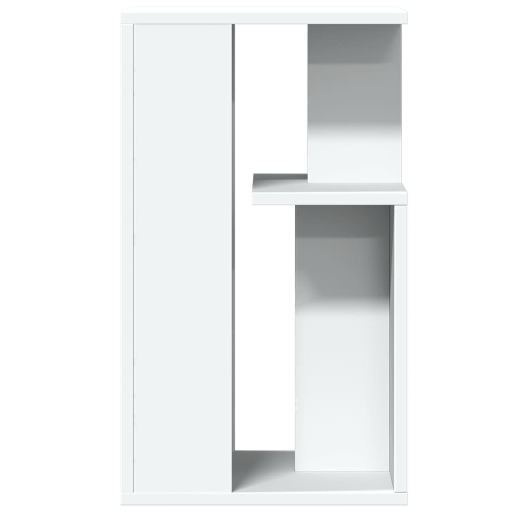 vidaXL Τραπέζι Βοηθητικό Λευκό 35x35x60 εκ. από Επεξεργασμένο Ξύλο