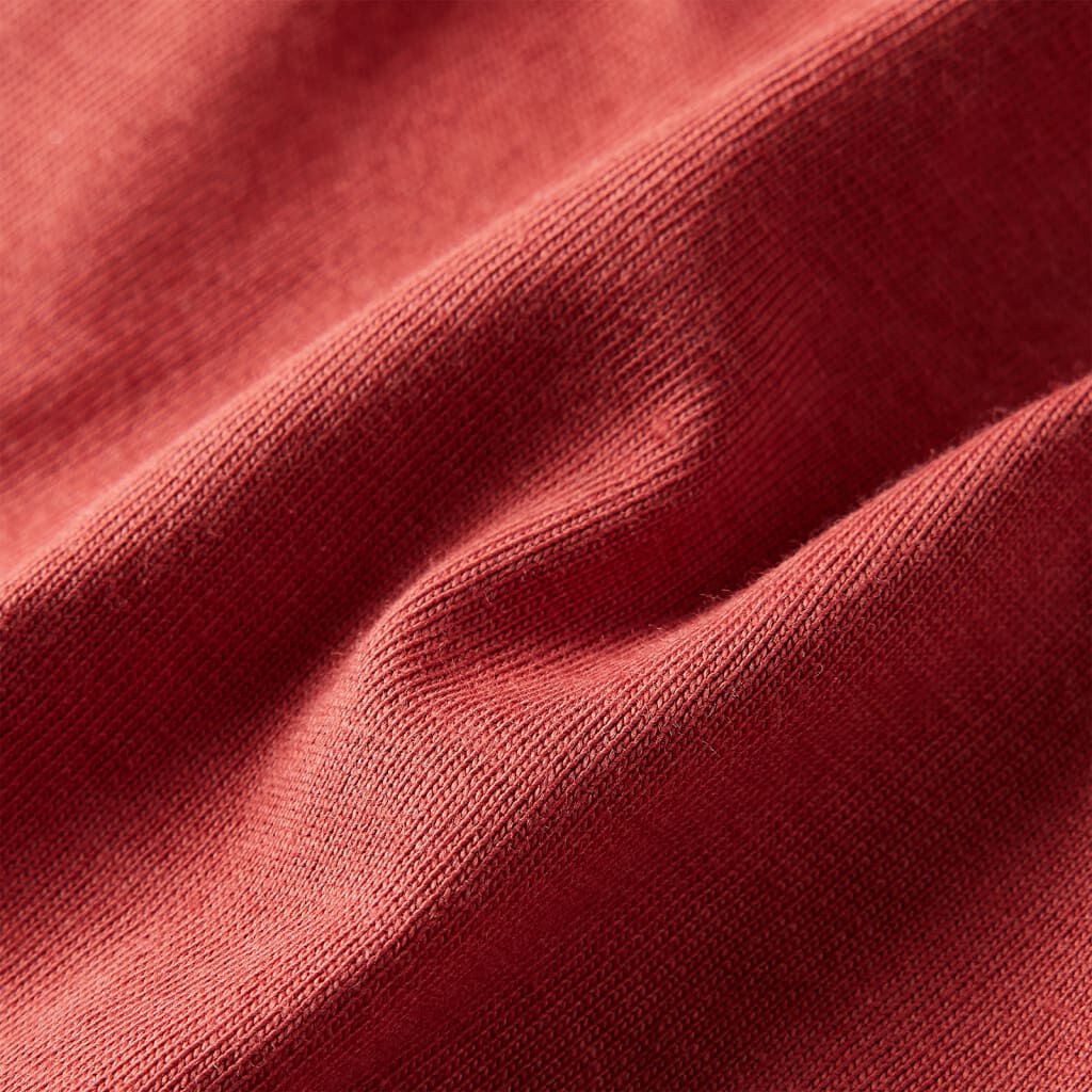 Μπλουζάκι Παιδικό Μακρυμάνικο Burnt Red Χρώμα 92