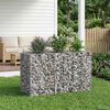vidaXL &Alpha;&nu;&alpha;&sigma;&eta;&kappa;&omega;&mu;έ&nu;&omicron; &kappa;&rho;&epsilon;&beta;ά&tau;&iota; gabion &Alpha;&sigma;&eta;&mu;ί 130 x 50 x 80 cm