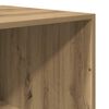 vidaXL Ντουλάπα Αρτισιανή Δρυς 80x50x200εκ από Επεξεργασμένο Ξύλο