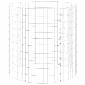 vidaXL Κομποστοποιητής Κήπου Ø100x100 εκ. Γαλβανισμένος Χάλυβας