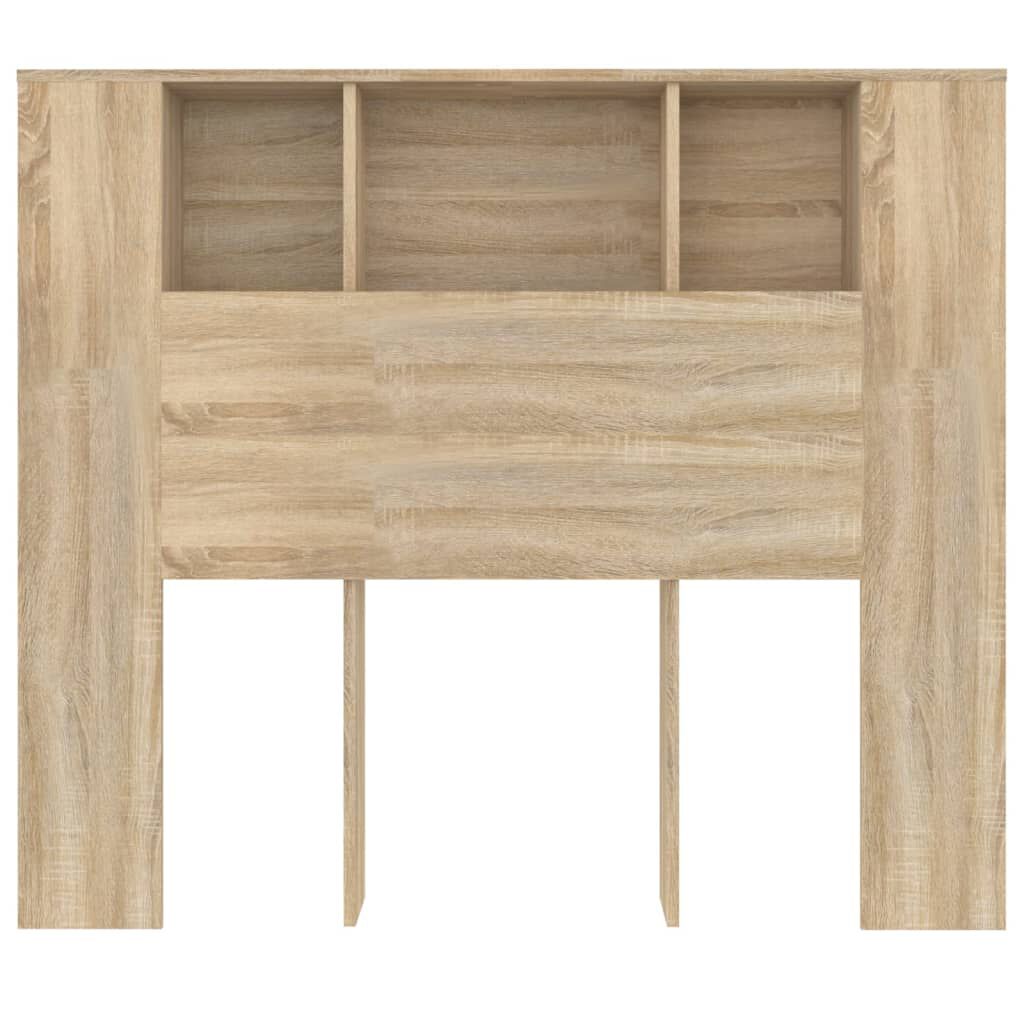 vidaXL Κεφαλάρι Με Αποθηκευτικό Χώρο Sonoma Δρυς 120x18,5x102,5 εκ.