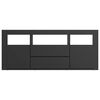 vidaXL Έπιπλο Τηλεόρασης Μαύρο 120 x 30 x 50 εκ. από Μοριοσανίδα