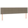 vidaXL Πλαίσιο Κρεβατιού χωρίς στρώμα Taupe 120x190 εκ. Υφασμάτινο
