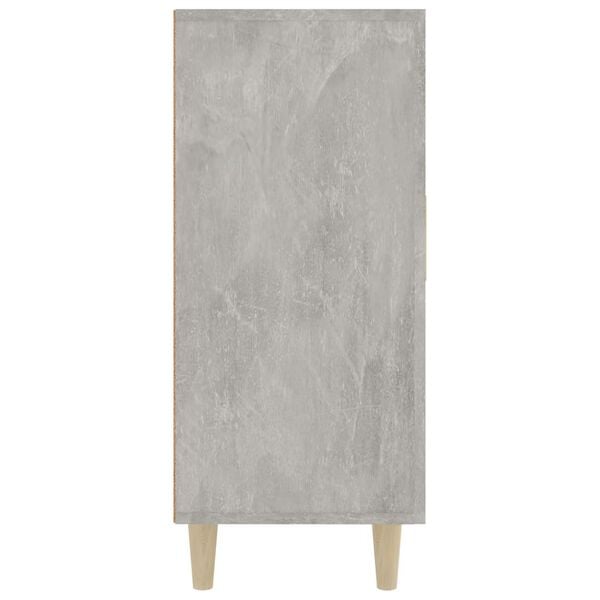 vidaXL Ντουλάπι Γκρι Σκυροδέματος 90x34x80 εκ. Επεξεργασμένο Ξύλο
