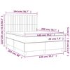 vidaXL &Kappa;&rho;&epsilon;&beta;ά&tau;&iota; Boxspring &mu;&epsilon; &Sigma;&tau;&rho;ώ&mu;&alpha; &Sigma;&kappa;&omicron;ύ&rho;&omicron; &Gamma;&kappa;&rho;&iota; 140x200 &epsilon;&kappa; &Upsilon;&phi;&alpha;&sigma;&mu;ά&tau;&iota;&nu;&omicron;