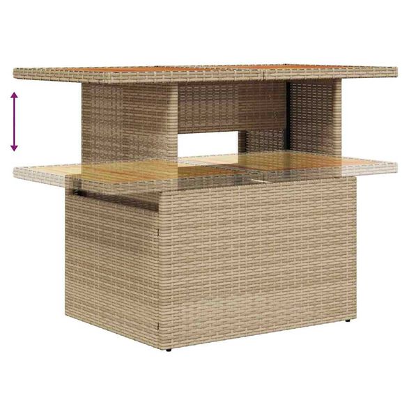 vidaXL Σετ Καναπέ Κήπου 5 pcs μπεζ και κρεμ 100 x 55 x 73 εκ