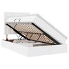 vidaXL &Kappa;&rho;&epsilon;&beta;ά&tau;&iota; &Alpha;&pi;&omicron;&theta;ή&kappa;&eta;&sigmaf; &mu;&epsilon; &sigma;&tau;&rho;ώ&mu;&alpha; &Lambda;&epsilon;&upsilon;&kappa;ό 120 x 190 cm &Tau;&epsilon;&chi;&nu;&eta;&tau;ό &Delta;έ&rho;&mu;&alpha;