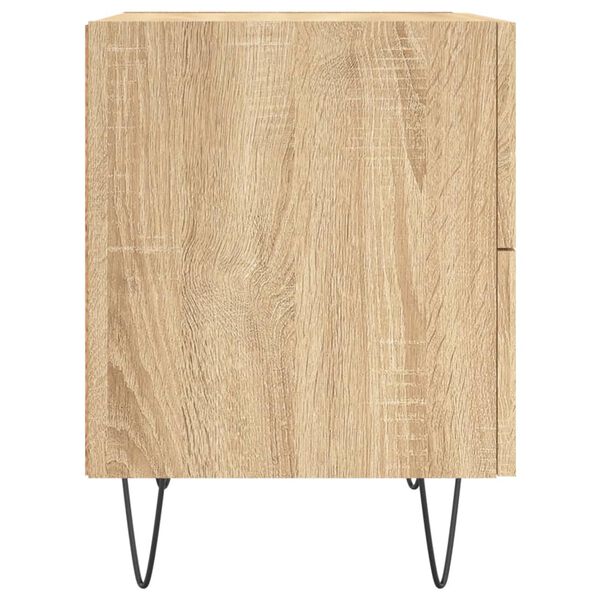 vidaXL Κομοδίνα 2 τεμ. Sonoma Δρυς 40 x 35 x 47,5 εκ. Επεξεργ. Ξύλο