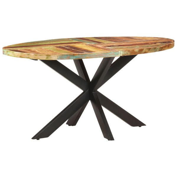 vidaXL Τραπεζαρία 160 x 90 x 75 εκ. από Μασίφ Ανακυκλωμένο Ξύλο