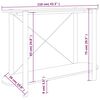 vidaXL Τραπέζι Κονσόλα Μαύρο 110 x 38 x 75 εκ. Επεξεργασμένο Ξύλο