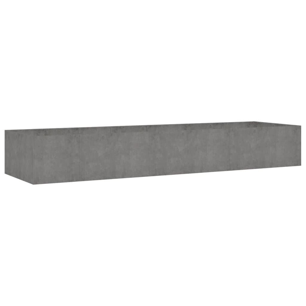 vidaXL Ζαρντινιέρα 280 x 80 x 40 εκ. από Ατσάλι Σκληρυθέν στον Αέρα