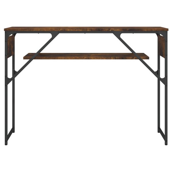 vidaXL Τραπέζι Κονσόλα Καπνιστή Δρυς 105 x 30 x 75 εκ. Επεξεργ. Ξύλο