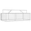 vidaXL Κλουβί Σκύλου Εξωτερικού Χώρου 400 x 200 x 150 εκ. με Στέγαστρο