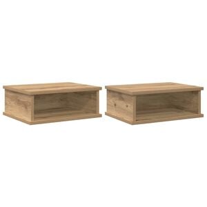 vidaXL &Kappa;&omicron;&mu;&omicron;&delta;ί&nu;&omicron; 2 pcs Artisan Oak 40 x 31 x 15 &epsilon;&kappa; &Epsilon;&pi;&epsilon;&xi;&epsilon;&rho;&gamma;&alpha;&sigma;&mu;έ&nu;&omicron; &xi;ύ&lambda;&omicron;