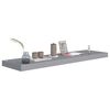 vidaXL Ράφι Τοίχου Γκρι 90x23,5x3,8 εκ. MDF