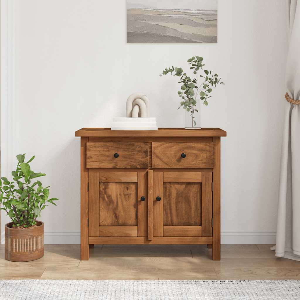 vidaXL Συρταριέρα 75 x 30 x 65 εκ. από Μασίφ Ξύλο Μαόνι