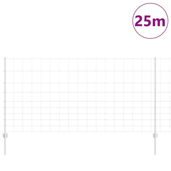 vidaXL &Tau;&epsilon;&nu;&tau;ώ&tau;&omicron; &mu;&epsilon; &sigma;&tau;ή&rho;&iota;&gamma;&mu;&alpha; &Alpha;&sigma;&eta;&mu;ί 1,2 x 25 m &Alpha;&tau;&sigma;ά&lambda;&iota;