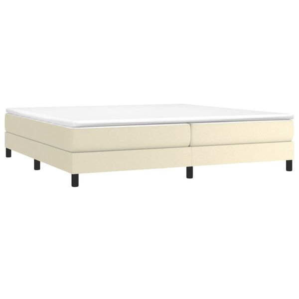 vidaXL &Kappa;&rho;&epsilon;&beta;ά&tau;&iota; Boxspring &mu;&epsilon; &Sigma;&tau;&rho;ώ&mu;&alpha; &Kappa;&rho;&epsilon;&mu; 200x200 &epsilon;&kappa;. &Sigma;&upsilon;&nu;&theta;&epsilon;&tau;&iota;&kappa;ό &Delta;έ&rho;&mu;&alpha;