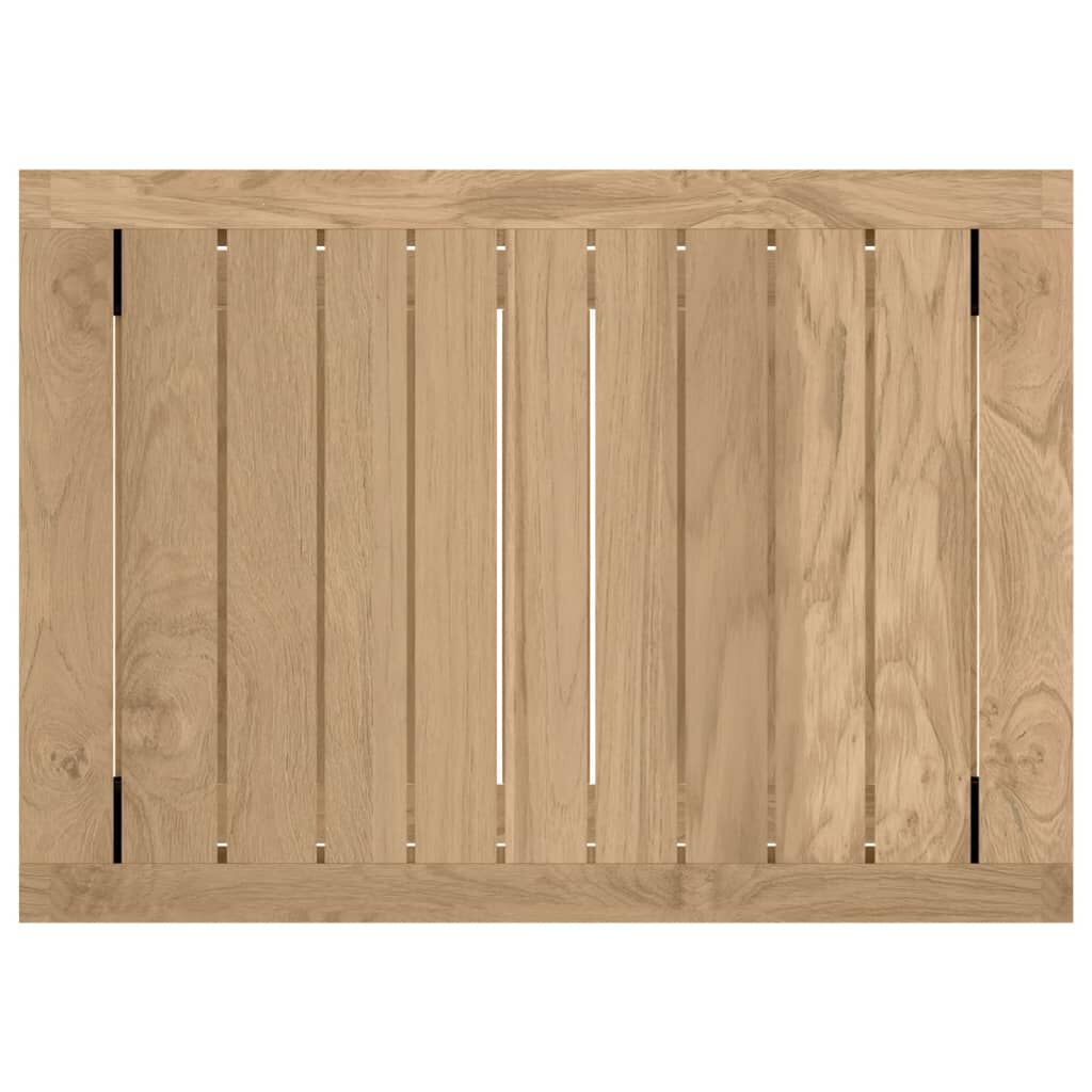 vidaXL Τραπέζι Βοηθητικό Μπάνιου 50 x 35 x 45 εκ. από Μασίφ Ξύλο Teak