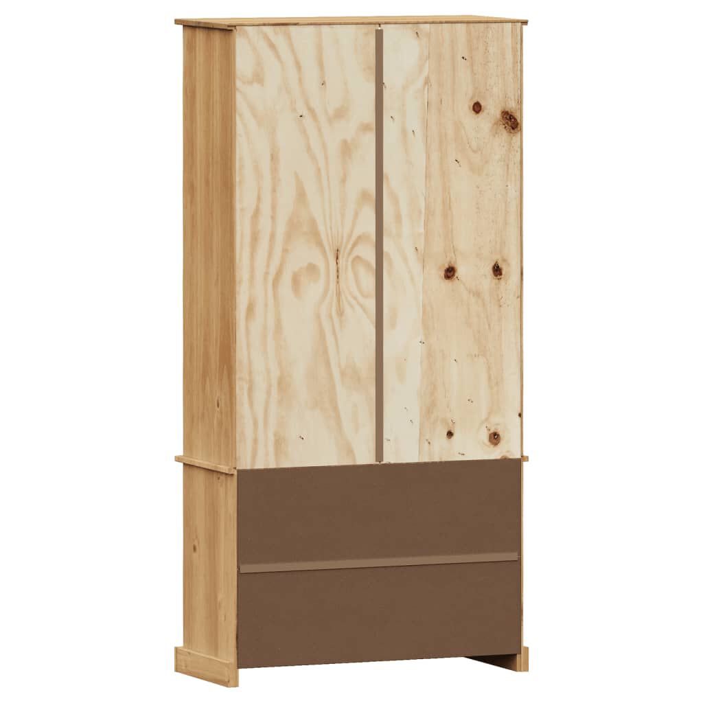 vidaXL Βιβλιοθήκη VIGO 85 x 35 x 170 εκ. από Μασίφ Ξύλο Πεύκου
