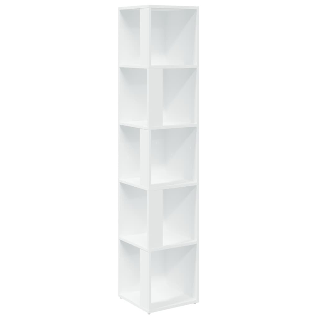 vidaXL Ντουλάπι Γωνία Λευκό 33 x 33 x 164,5 εκ. από Επεξ. Ξύλο