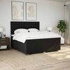 vidaXL &Kappa;&rho;&epsilon;&beta;ά&tau;&iota; Boxspring &mu;&epsilon; &Sigma;&tau;&rho;ώ&mu;&alpha; &Mu;&alpha;ύ&rho;&omicron; 200x200 &epsilon;&kappa;. &Upsilon;&phi;&alpha;&sigma;&mu;ά&tau;&iota;&nu;&omicron;