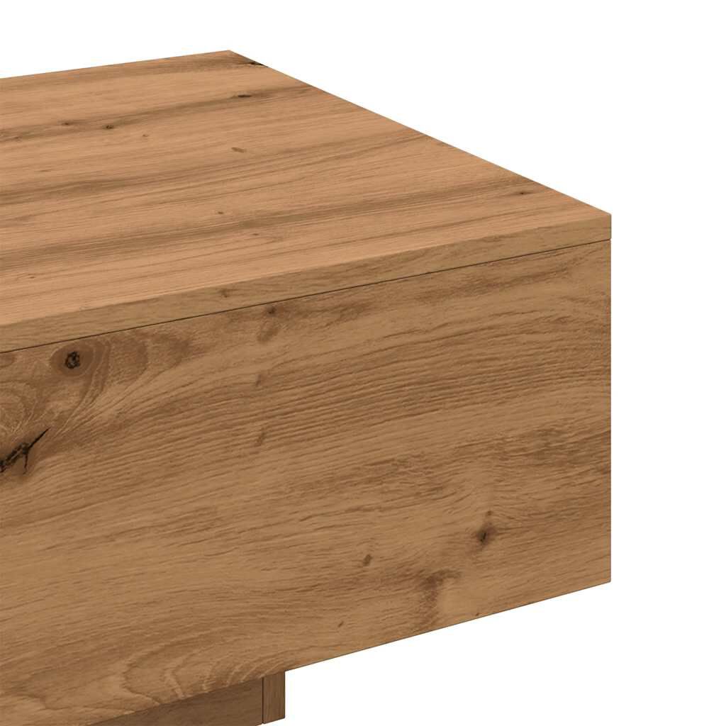 vidaXL Τραπεζάκι Σαλονιού Artisan Δρυς 100 x 49,5 x 31 εκ. Επεξ. Ξύλο