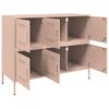 vidaXL Ντουλάπι Ροζ 100,5x39x79 εκ. από Χάλυβα