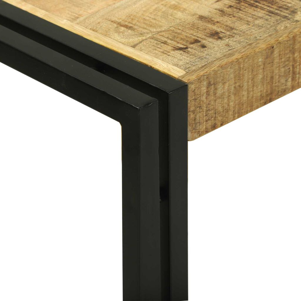 vidaXL Τραπέζι κονσόλας 120x33x75 εκ Μασίφ Ξύλο Μάνγκο
