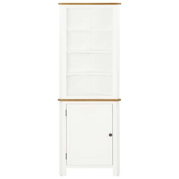 vidaXL Έπιπλο/Ντουλάπι Γωνιακό 59 x 36 x 180 εκ. από Μασίφ Ξύλο Δρυός