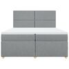 vidaXL &Kappa;&rho;&epsilon;&beta;ά&tau;&iota; Boxspring &mu;&epsilon; &Sigma;&tau;&rho;ώ&mu;&alpha; &Alpha;&nu;&omicron;&iota;&chi;&tau;ό &Gamma;&kappa;&rho;&iota; 200x200 &epsilon;&kappa;. &Upsilon;&phi;&alpha;&sigma;&mu;ά&tau;&iota;&nu;&omicron;
