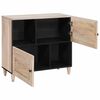 vidaXL Πλαϊνό γραφείο Λευκό 33.5 x 80 x 75 εκ