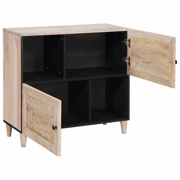 vidaXL Πλαϊνό γραφείο Λευκό 33.5 x 80 x 75 εκ