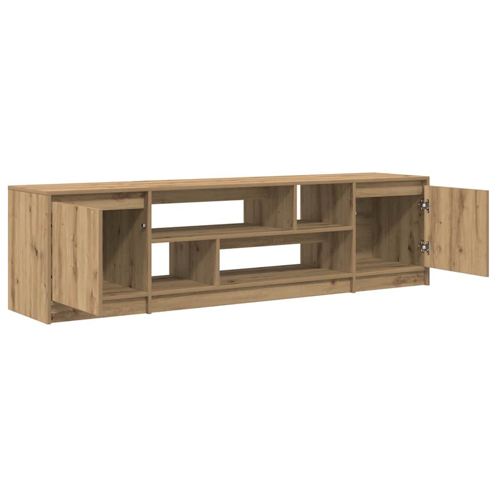 vidaXL Έπιπλο Τηλεόρασης Δρυς τεχνίτης 188,5x41x50 εκ. Επεξ. Ξύλο
