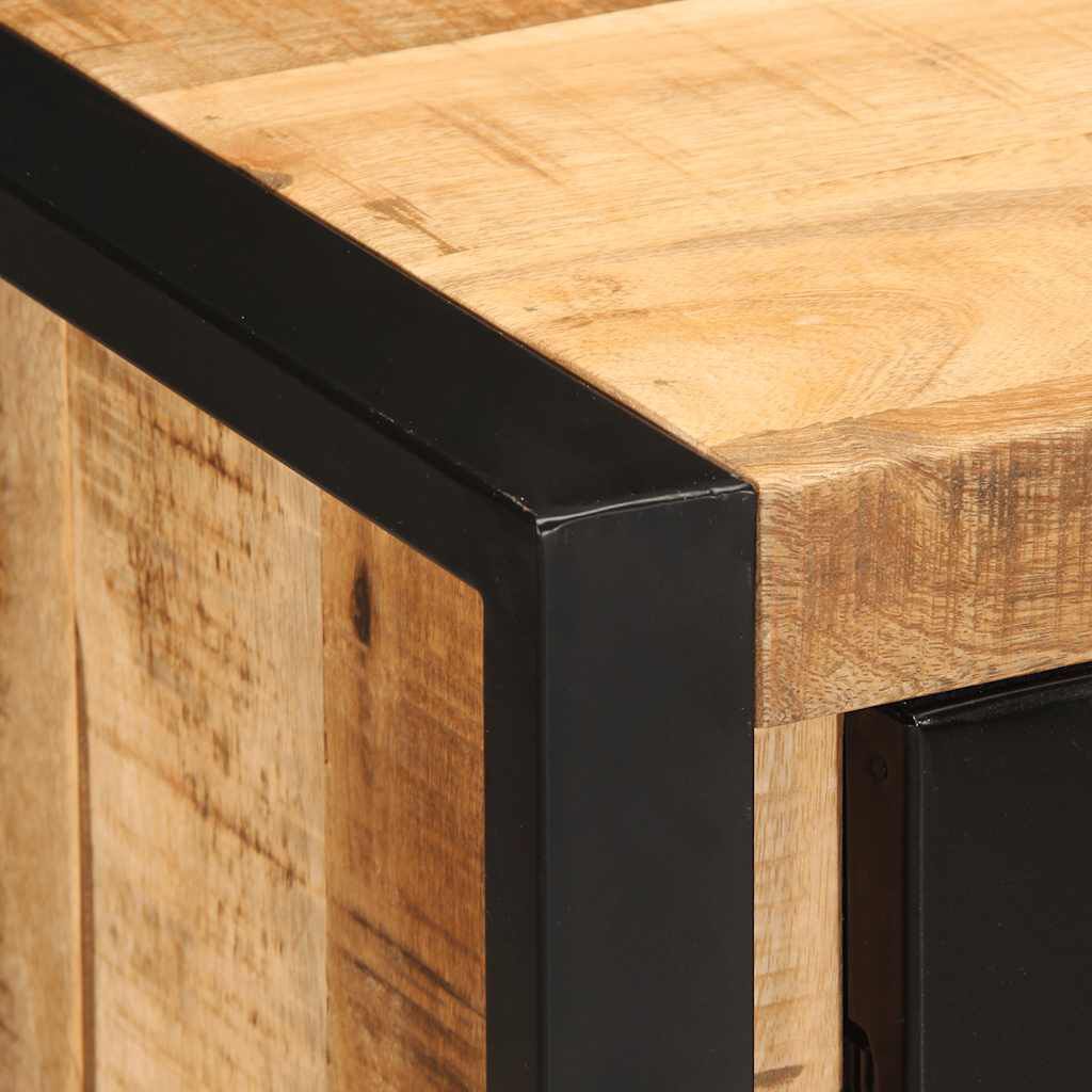 vidaXL Μπουφές 55x35x70 εκ. από Μασίφ Ακατέργαστο Ξύλο Μάνγκο