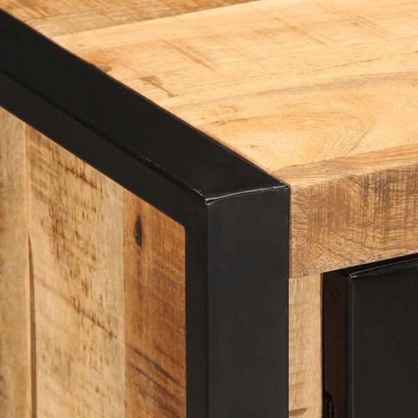 vidaXL Μπουφές 55x35x70 εκ. από Μασίφ Ακατέργαστο Ξύλο Μάνγκο