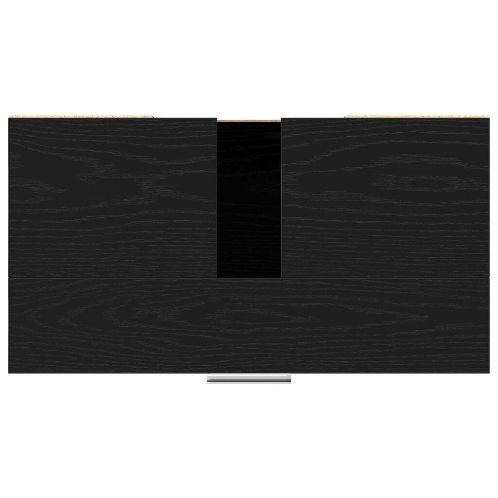 vidaXL Ντουλάπι Μπάνιου Μαύρο Δρυς 60x32x54 εκ. Επεξεργασμένο Ξύλο