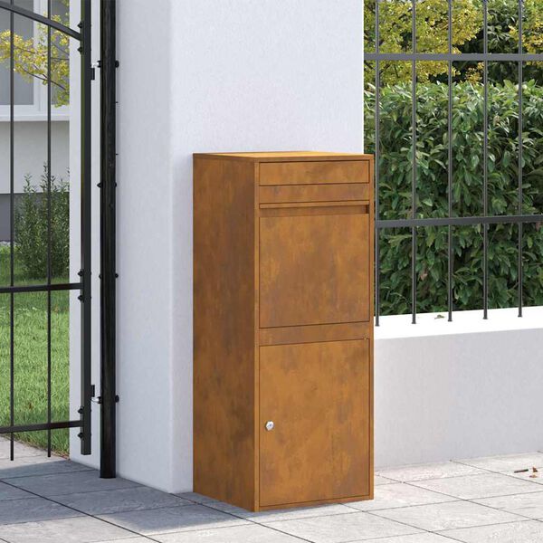vidaXL Θυρίδα Πακέτων Σκ rusty 41 x 38 x 103 εκ
