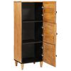 vidaXL Highboard Ανοιχτό καφέ 40 x 33 x 110 εκ Μασίφ ξύλο μάνγκο