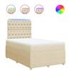 vidaXL &Kappa;&rho;&epsilon;&beta;ά&tau;&iota; Boxspring &mu;&epsilon; &Sigma;&tau;&rho;ώ&mu;&alpha; &Kappa;&rho;&epsilon;&mu; 120x190 &epsilon;&kappa;. &Upsilon;&phi;&alpha;&sigma;&mu;ά&tau;&iota;&nu;&omicron;