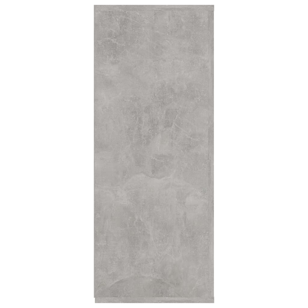 vidaXL Μπουφές Γκρι του Σκυροδέματος 105 x 30 x 75 εκ. από Επεξ. Ξύλο