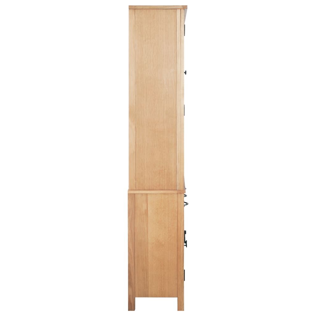 vidaXL Βιβλιοθήκη Γραφείου Επικαθήμενη 110x33,5x105 εκ. Ξύλο Δρυός