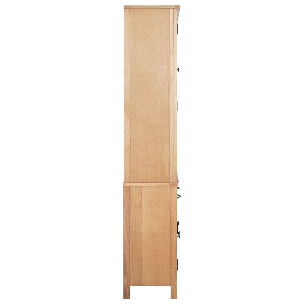 vidaXL Βιβλιοθήκη Γραφείου Επικαθήμενη 110x33,5x105 εκ. Ξύλο Δρυός