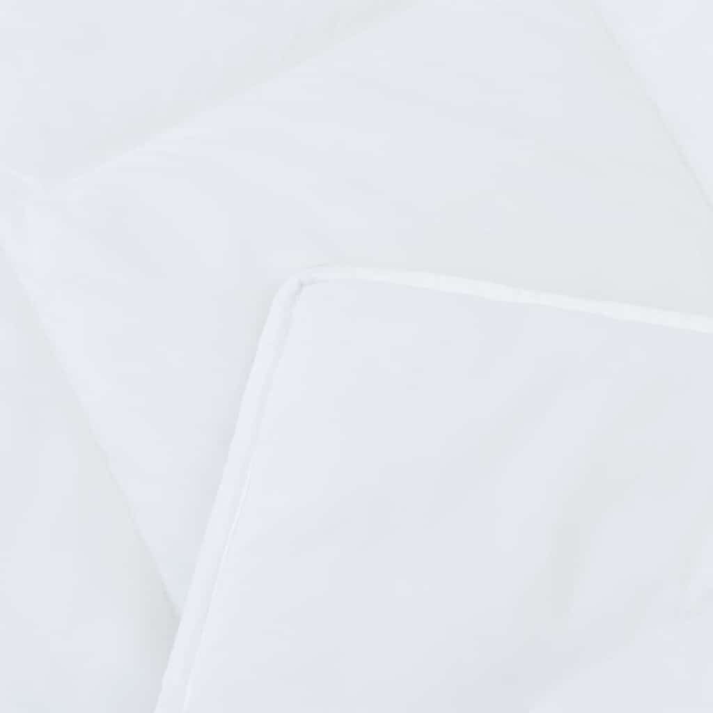 vidaXL Πάπλωμα με μαξιλάρι Λευκό 140 x 220 cm Μικροΐνες