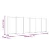 vidaXL Διαχωριστικό Δωματίου με 6 Πάνελ Καφέ 520x180 εκ. από Ύφασμα