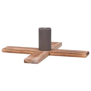 vidaXL Βάση Χριστουγεννιάτικου Δέντρου 54 x 54 x 16 εκ.