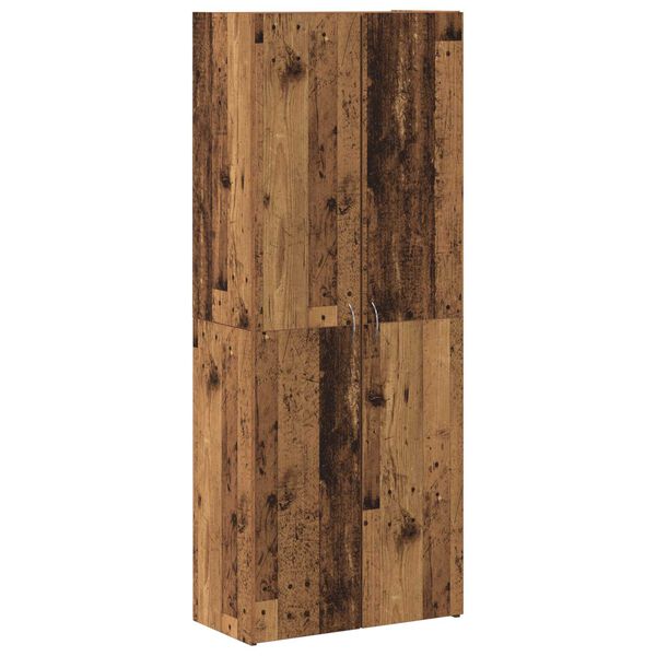 vidaXL Υψηλό Γραφείο Παλιού Ξύλου 60 x 32 x 153 εκ. - φτιαγμένο από επεξεργασμένο ξύλο.