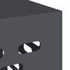 vidaXL Κάλυμμα κλιματιστικού Ανθρακί 90 x 40 x 60 εκ Ατσάλι