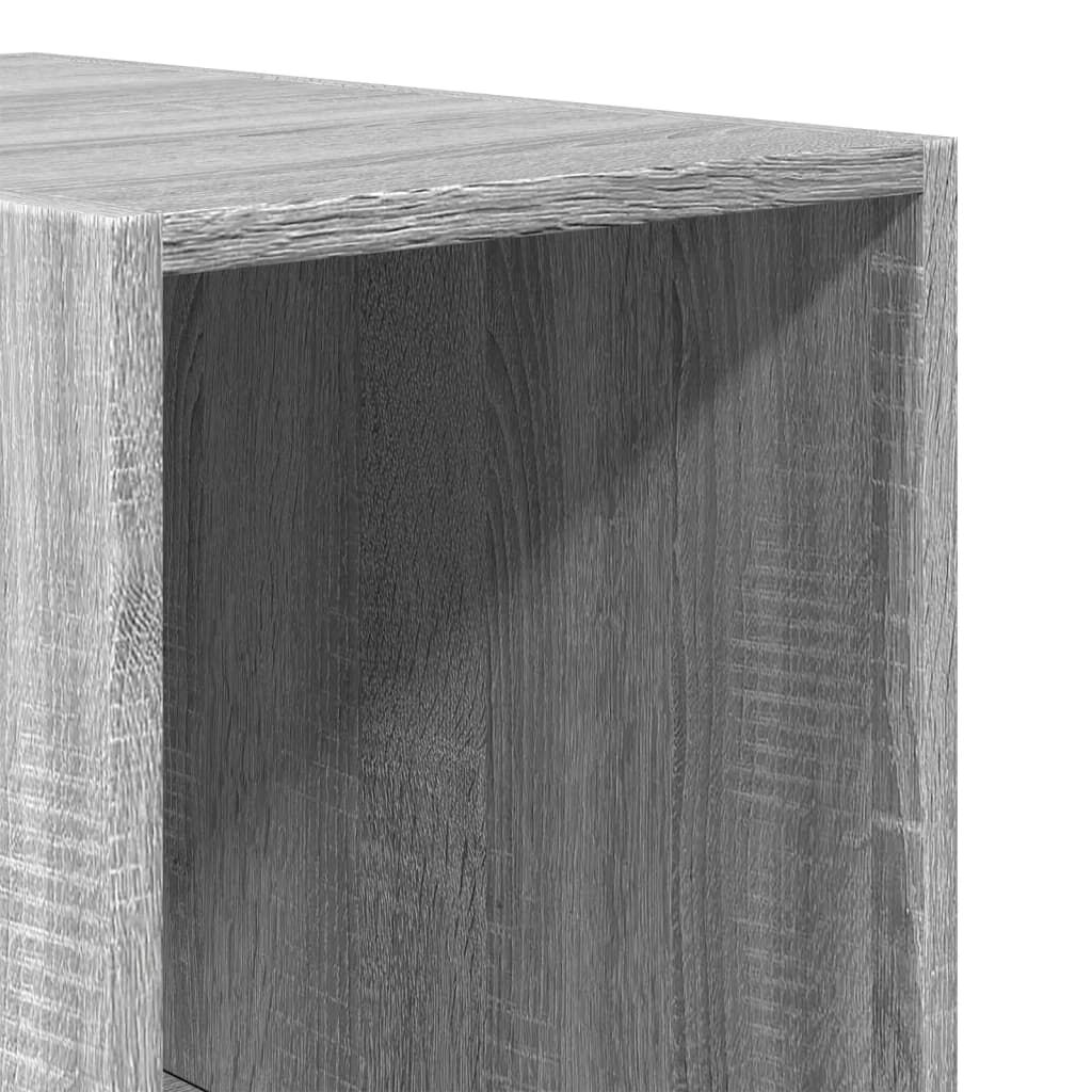 vidaXL Ντουλάπα Γκρι Sonoma 30x50x200 εκ. από Επεξεργασμένο Ξύλο